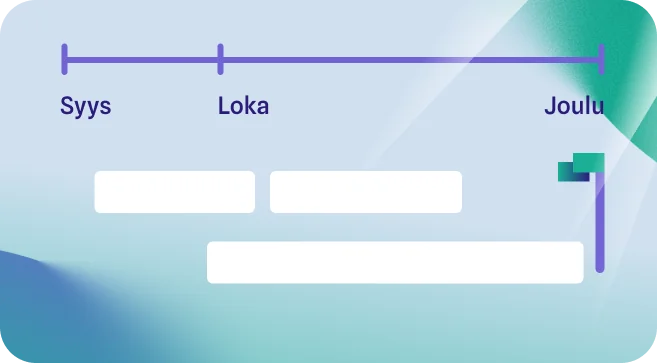Saat selkeän suunnitelman